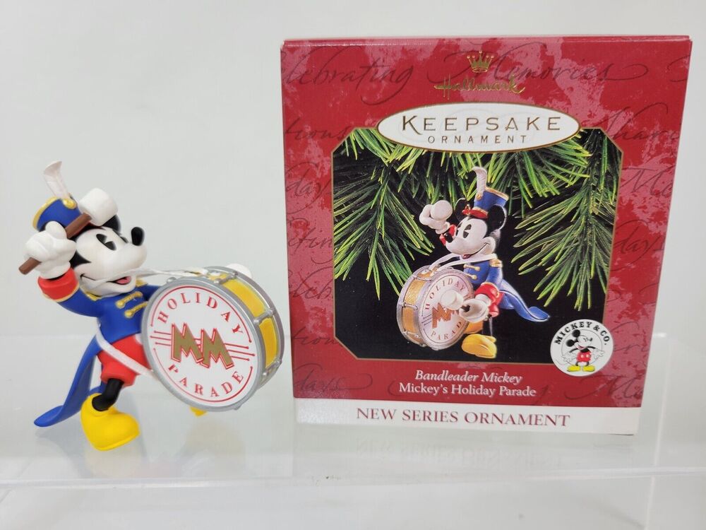 Hallmark Keepsake Mickey's Holiday Parade Bandleader 1997 Christmas Ornament